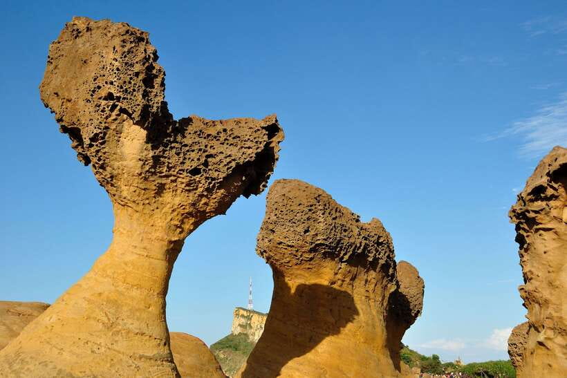 From Taipei: Full-Day Trip to Jiufen, Yehliu, Shifen & More - Yehliu Geopark and the work of the sea