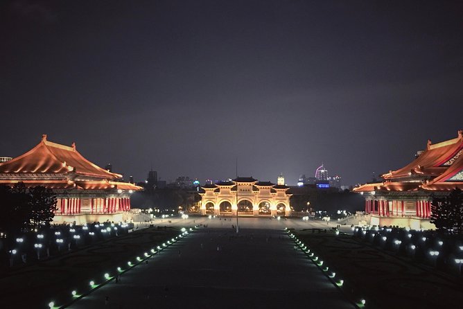 Private Night Tour of Taipei - Chiang Kai-Shek Memorial Hall after dark