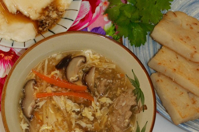 Turnip cake, Pork thick soup, Tofu pudding. Taiwan Traditional Light Meals Experience-C (Taipei Cooking Class) - Who should book this class?