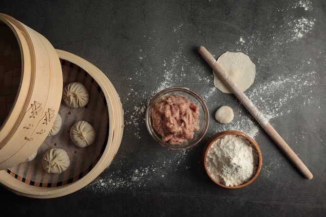 Xiao Long Bao & Boba Tea Cooking Class in Taipei - Making xiao long bao from dough, not a packet
