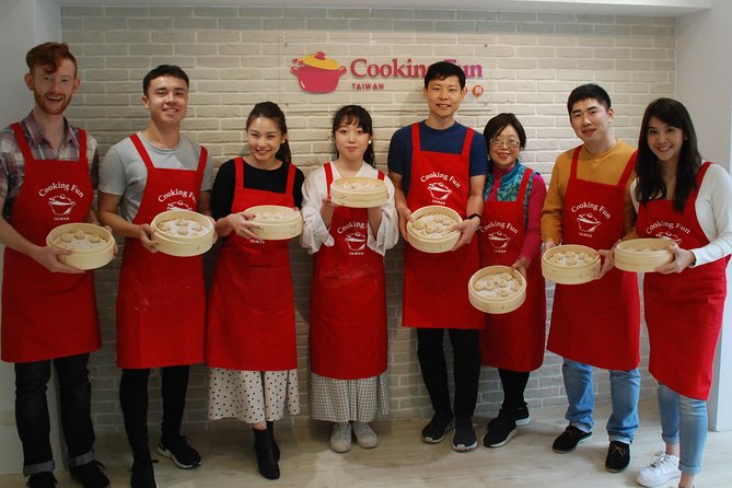 Xiao Long Bao, Chicken vermicelli with mushroom and sesame oil, Tofu strips salad, Bubble milk tea. Taiwan Traditional Delicacies Experience-A (Taipei Cooking Class) - Making Taiwanese classics in a Taipei kitchen