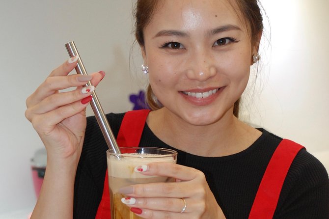 Xiao Long Bao, Pork thick soup, Bubble milk tea. Taiwan Traditional Light Meals Experience-B (Taipei Cooking Class) - A closer look at the food